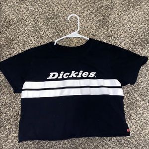 Black Dickies crop top